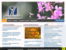 Tablet Screenshot of lapinkesayliopisto.fi